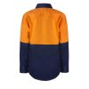 WSK127 Kids Lightweight Two Tone Long Sleeve Cotton Drill NO2