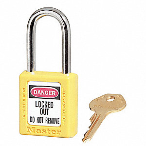 Master Lock 410 Zenex™ Safety Padlock - YELLOW