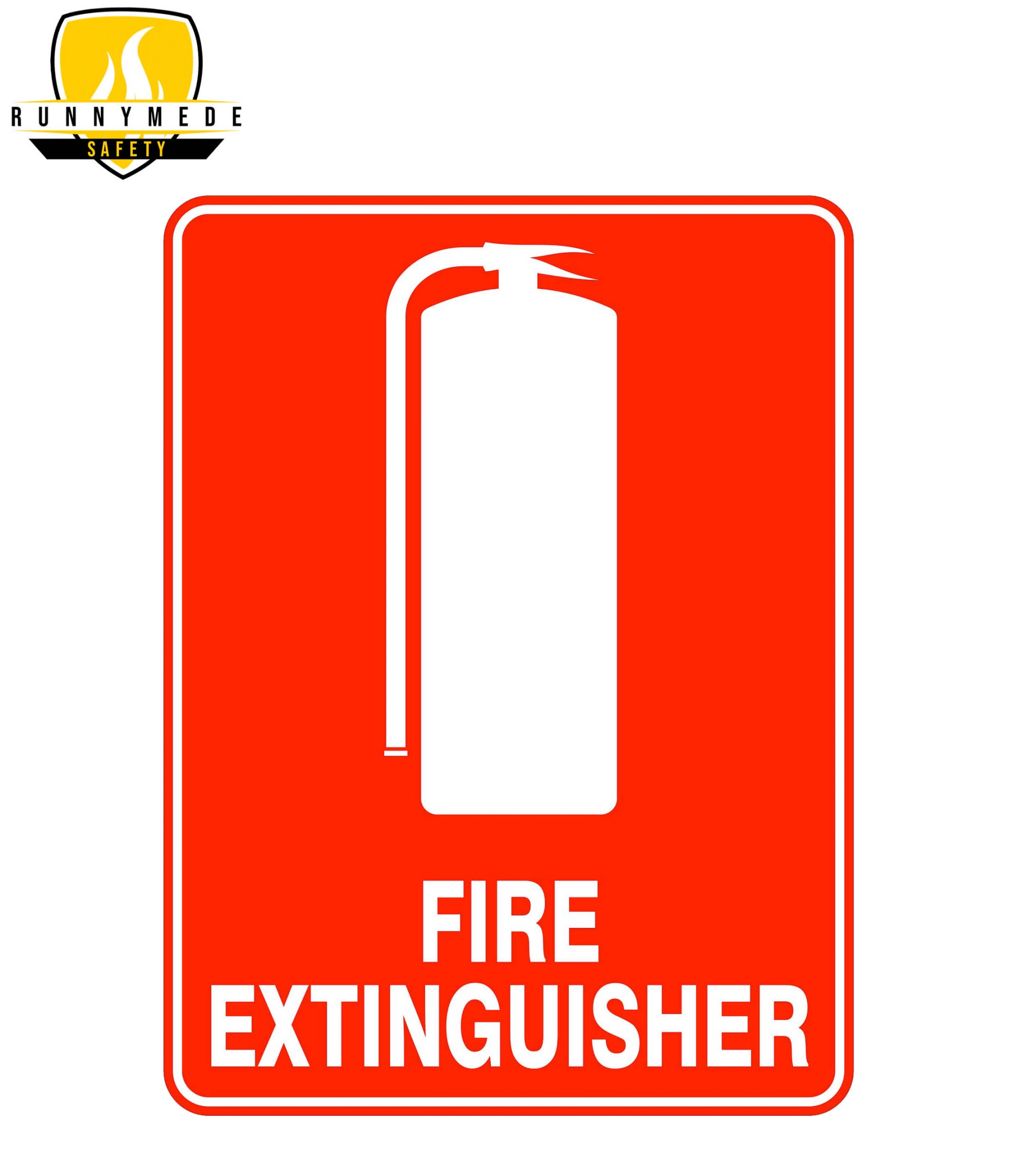 Fire Extinguisher Location Sign scaled