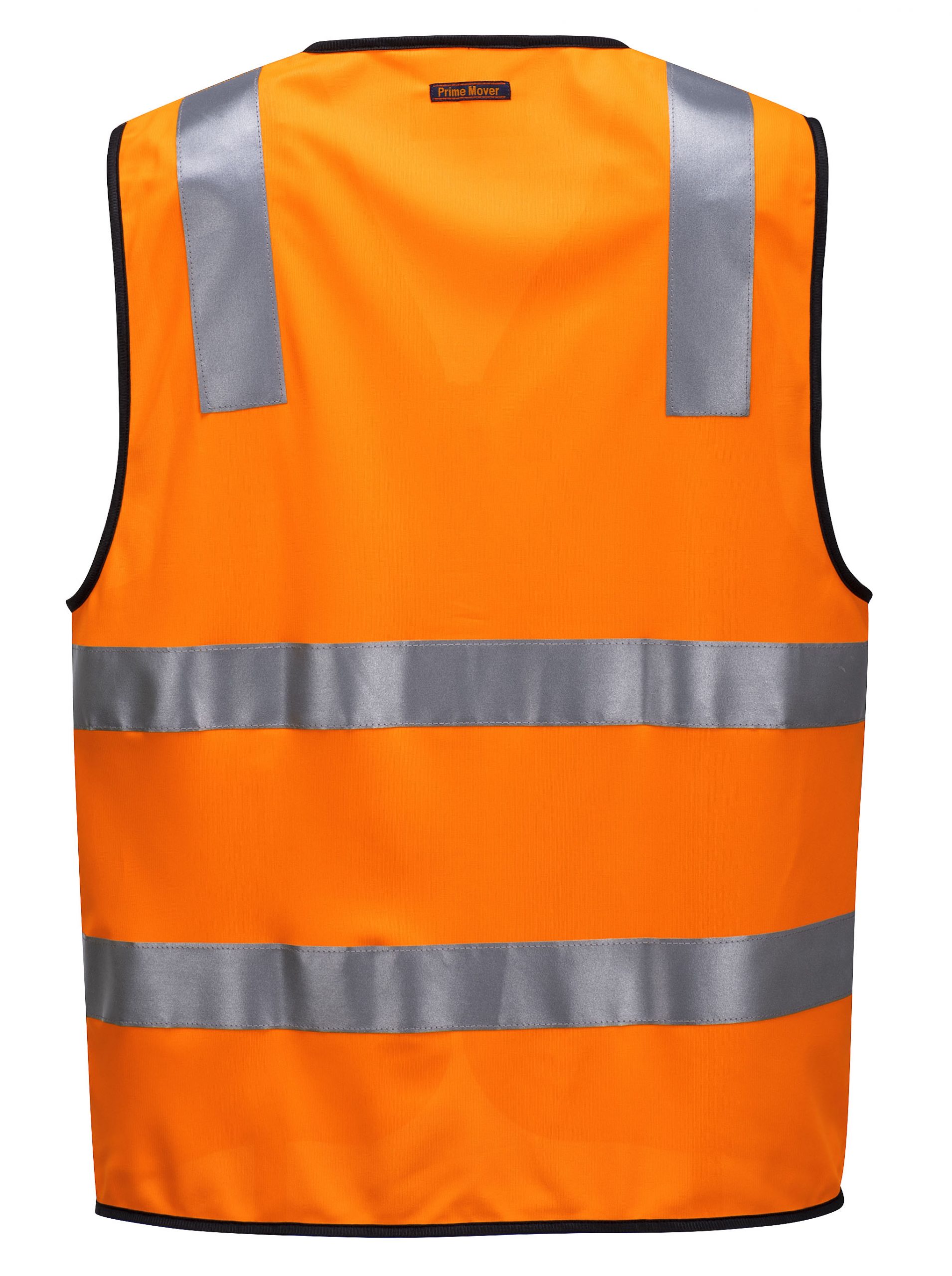 MZ102 Day/Night Safety Vest with Tape with Zip O2