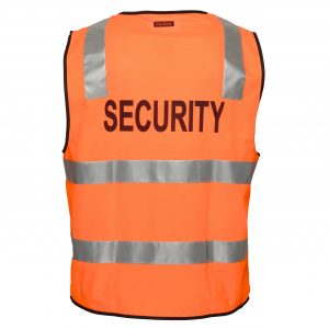 MZ108 - Day/Night Safety Vest with Tape - SECURITY O2