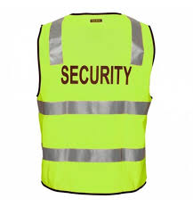 MZ108 - Day/Night Safety Vest with Tape - SECURITY Y