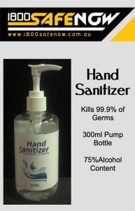 Hand Sanitiser 300ml 75% Alcohol