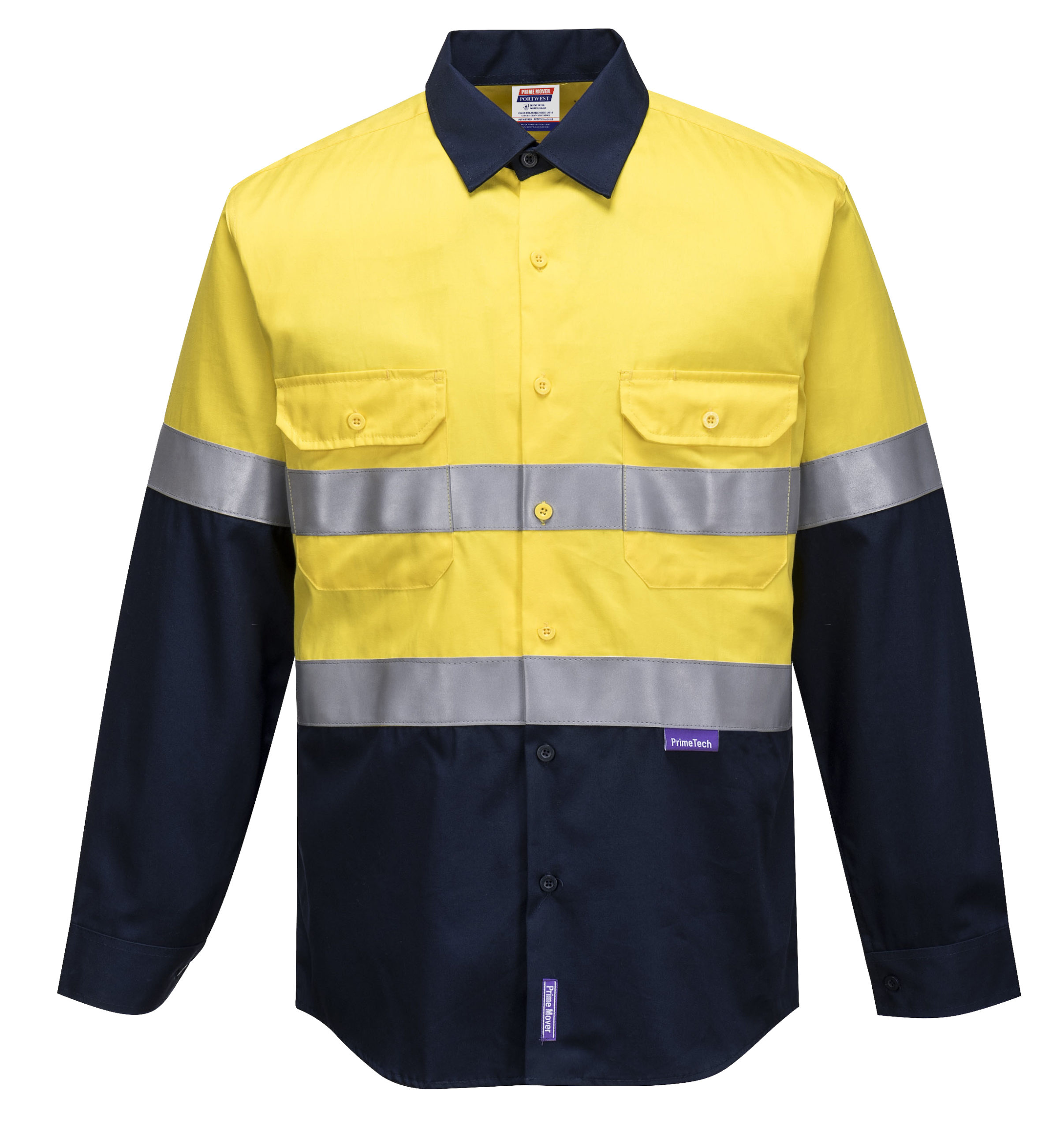 MF101 - Flame Resistant Shirt - Prime Mover YEL1