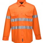 MA301 - Hi-Vis Lightweight Long Sleeve Shirt with Tape - Prime Mover ORG1
