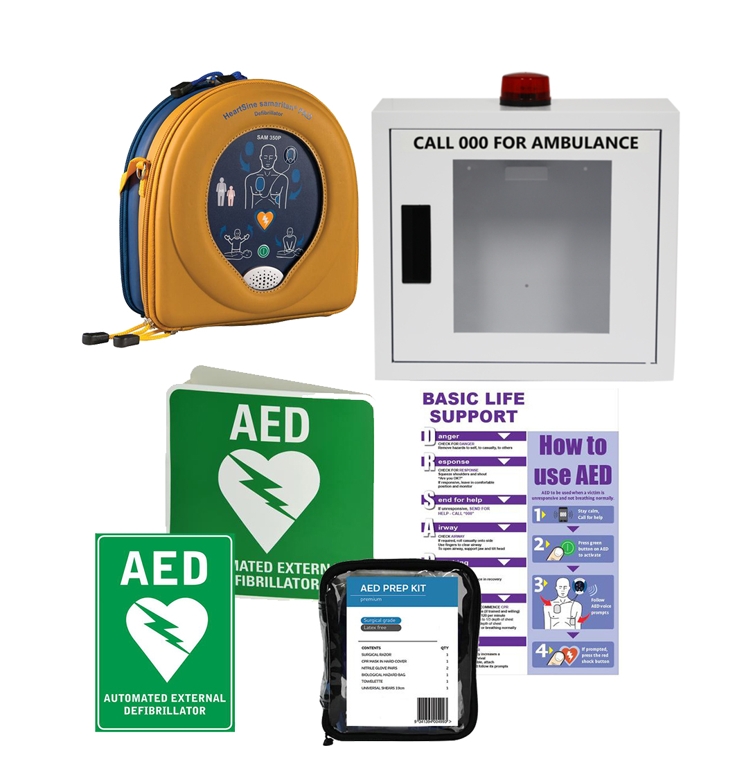 HeartSine Samaritan RD350 AED Alarmed Bundle