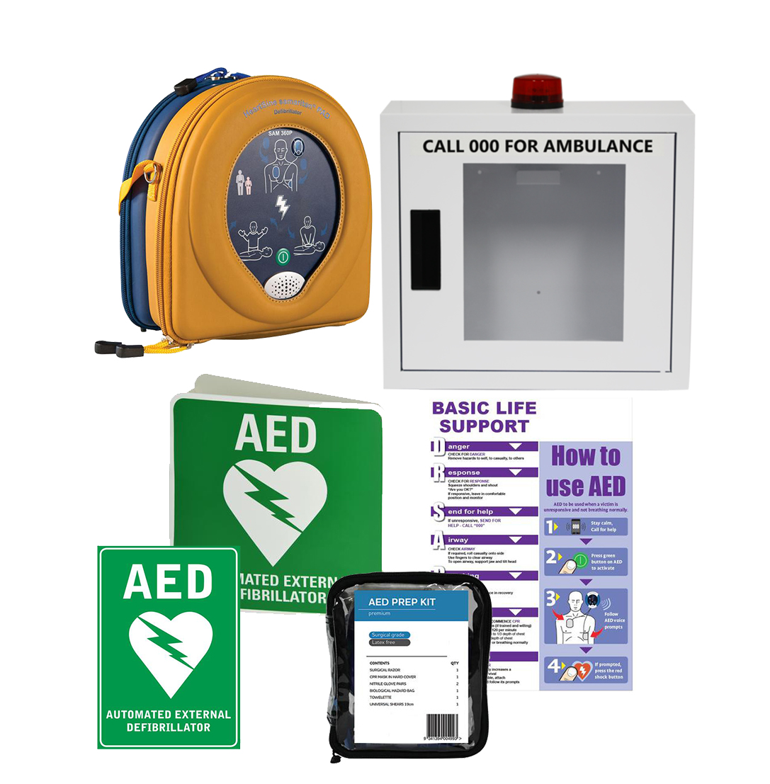 HeartSine Samaritan RD360 AED Alarmed Bundle