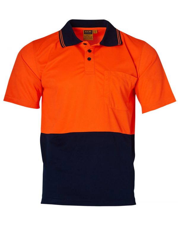 SW01CD High Visibility CoolDry Short Sleeve Polo ON