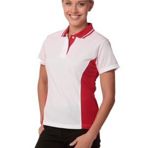 Ladies Teammate Truedry® Contrast Short Sleeve Polo (PS74)