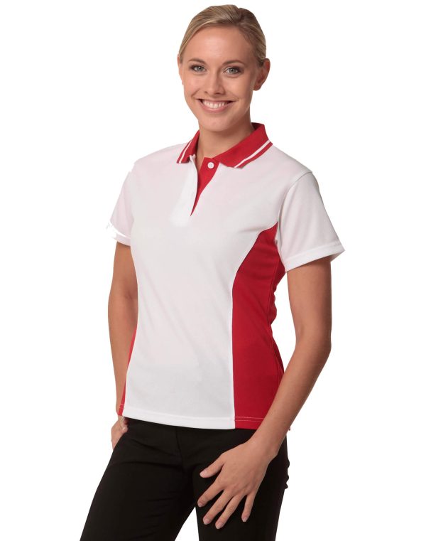Ladies Teammate Truedry® Contrast Short Sleeve Polo (PS74)