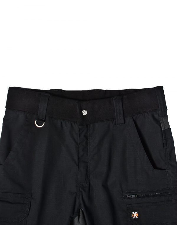 WP25 Unisex Ripstop Stretch Work Shorts BLK Top