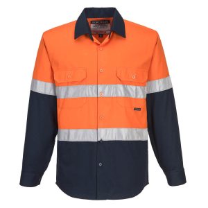 Industrial Long Sleeve D/N Shirt (MA803) ORG
