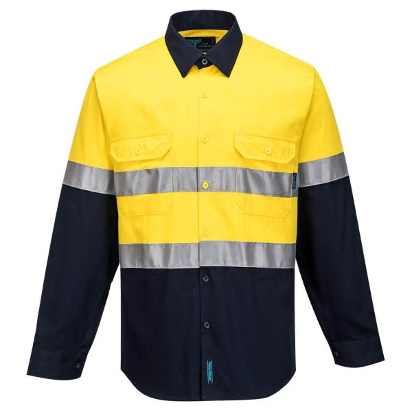 Industrial Long Sleeve D/N Shirt (MA803) YEL