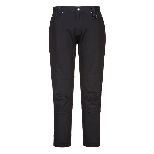 Women's Stretch Slim Fit Work Pants (LP401) Black