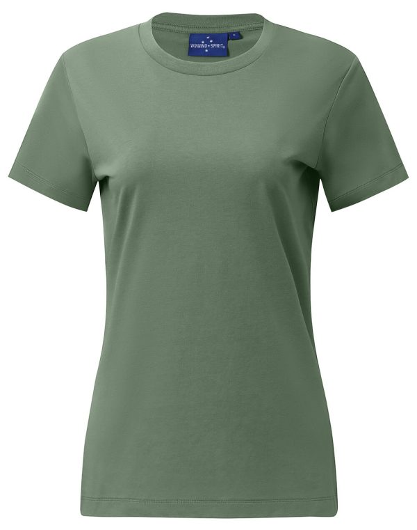 Premium Cotton Face Tee Ladies (TS44) Mineral Green