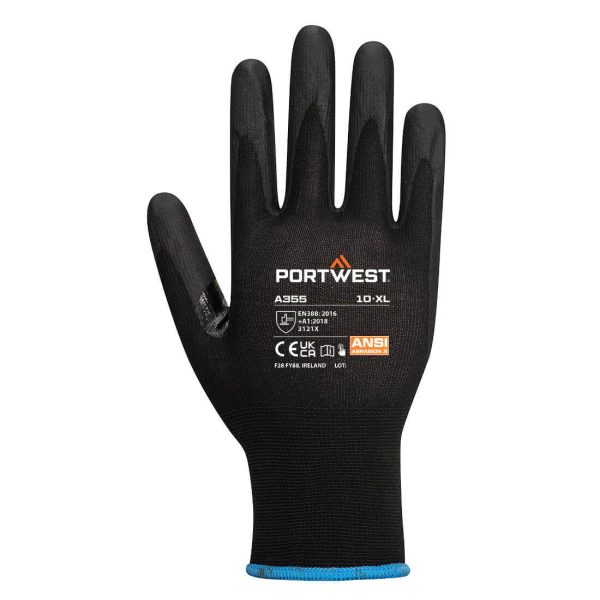 NPR15 Nitrile Foam Touchscreen Glove A355 Back