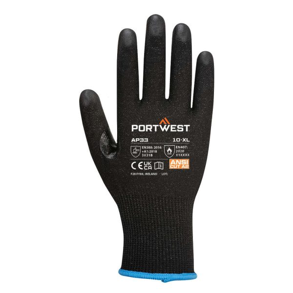 LR15 PU Touchscreen Glove (AP33) Back