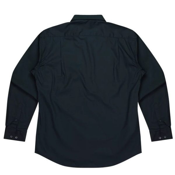 KINGSWOOD MENS SHIRT LONG SLEEVE - 1910L Black Back