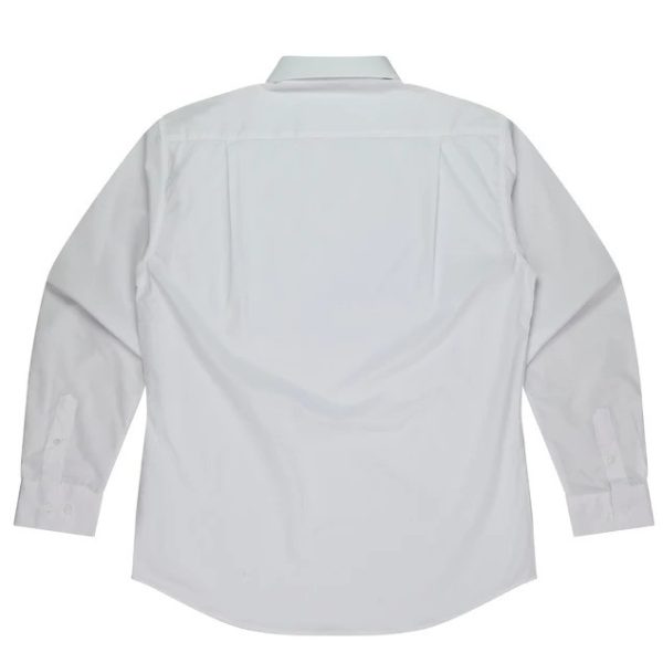 KINGSWOOD MENS SHIRT LONG SLEEVE - 1910L White Back