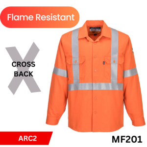 Flame Resistant X Back Shirt (MF201) Back
